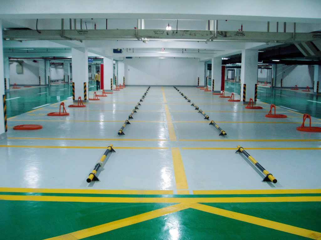 柳州停车场车位划线厂家|地下车库划线厂家价格 